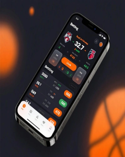 Mobile Wett-App Interface Screenshot