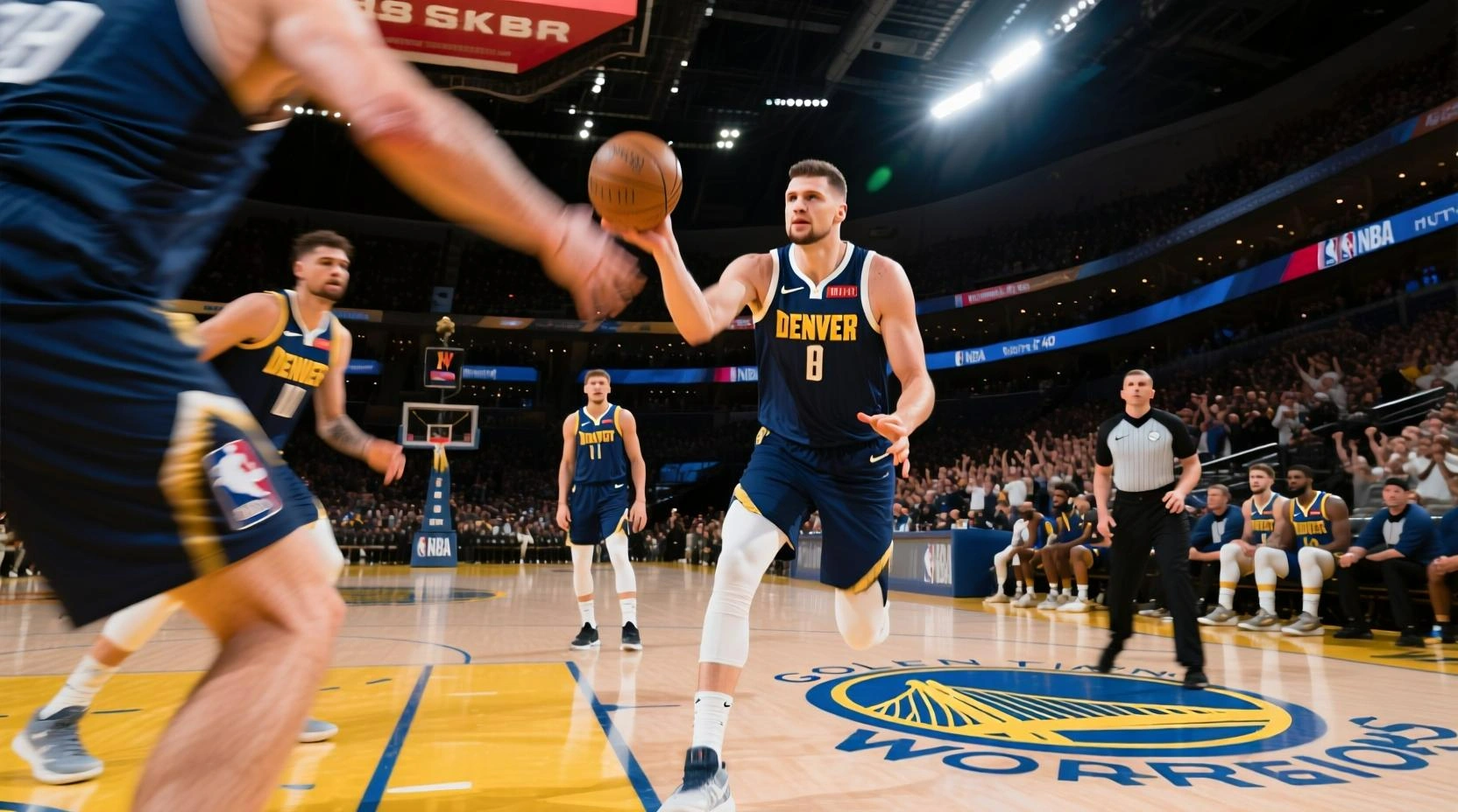 Denver Nuggets Nikola Jokic Pass